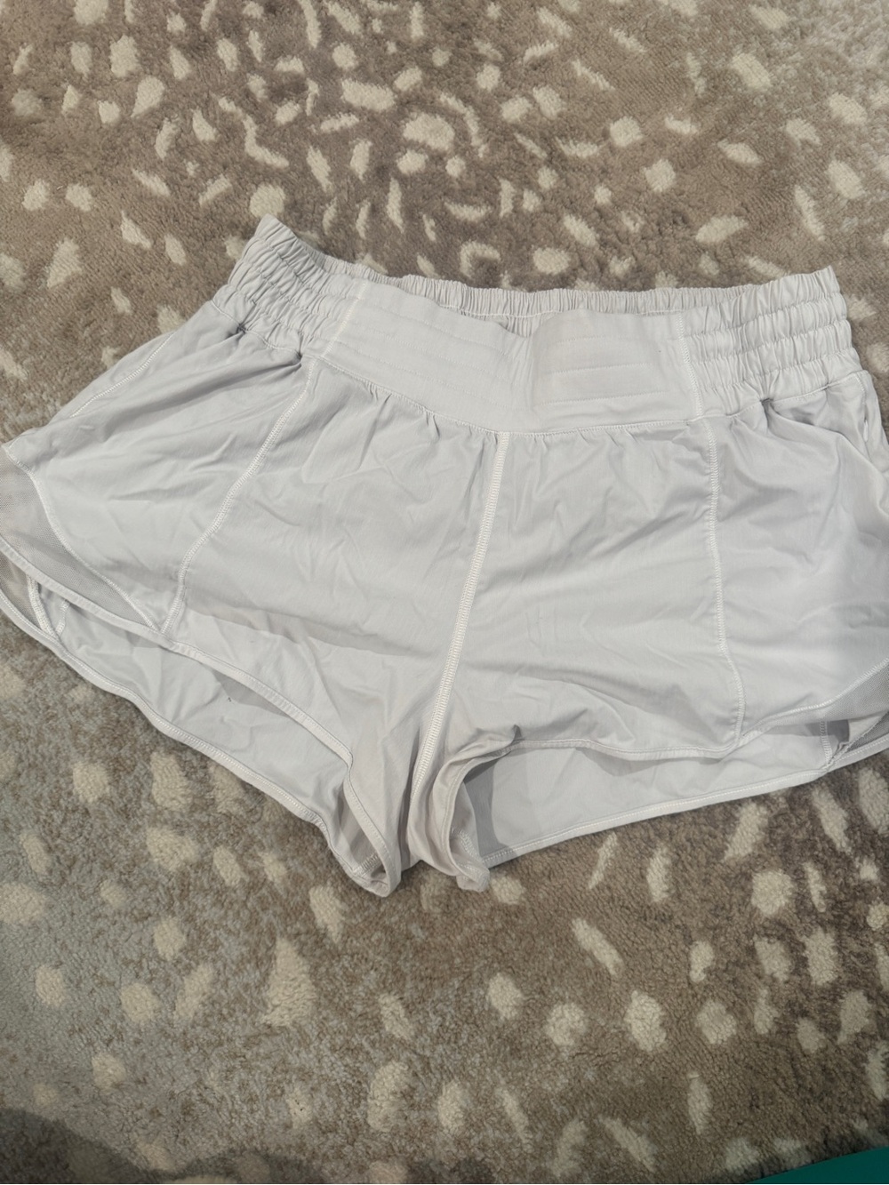 White Women's Active Shorts - Comfortable Run & Gym Shorts
